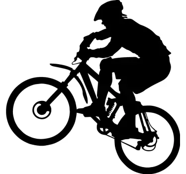 Adesivo sport estremo ciclista che esegue acrobazie - TenStickers