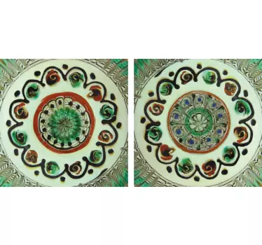 Adesivo decorativo motivi floreali intricati - TenStickers