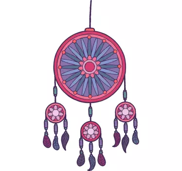 Adesivo decorativo opera d'arte sognante vibrante - TenStickers