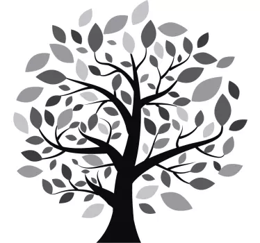 Sticker decorativo senza foglie 2 - TenStickers