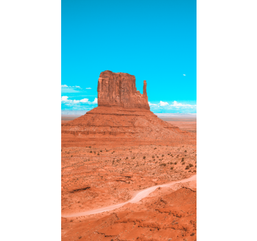 Adesivo per frigo paesaggio della valle del monumento - TenStickers