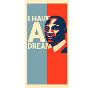 Adesivo per frigo ritratto di leader ispiratore - TenStickers