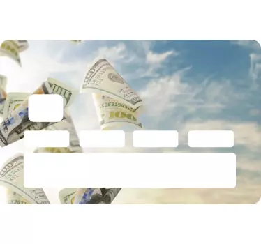 Adesivo carta di credito carta dei soldi volante - TenStickers