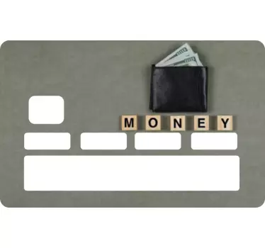 Adesivo carta di credito carta portafoglio soldi - TenStickers