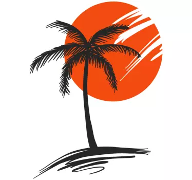 Sticker decorativo palma - TenStickers
