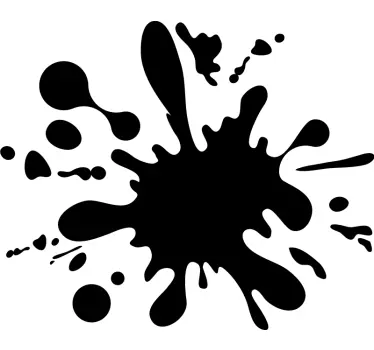 Adesivo decorativo schizzo di inchiostro dinamico - TenStickers