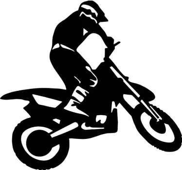 Sticker decorativo motocross - TenStickers