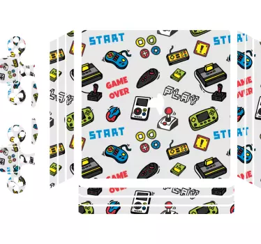 Adesivo ps4 set di controller arcade - TenStickers