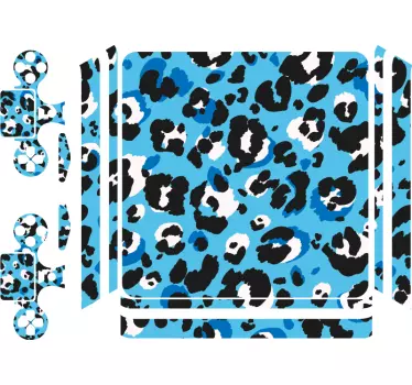 Adesivo ps4 motivo leopardo - TenStickers