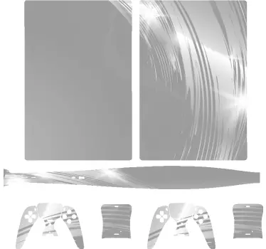 Adesivo ps5 elegante protezione console - TenStickers