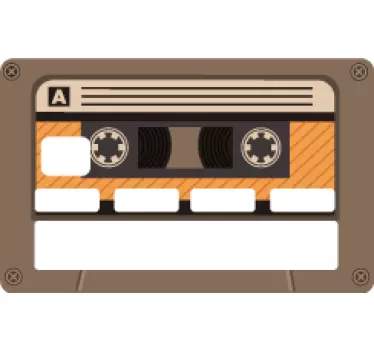 Adesivo carta di credito retro cassetta card - TenStickers
