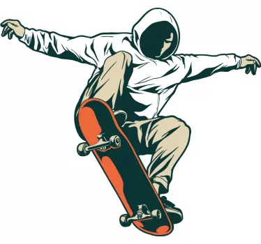 Adesivo sport estremo azione trucco skateboard - TenStickers