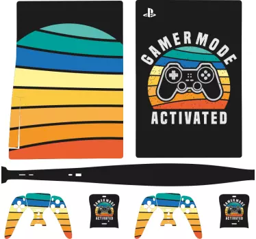 Adesivo ps5 modalità gamer attivata - TenStickers