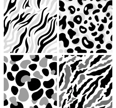 Adesivo decorativo piastrelle eleganti a motivi - TenStickers