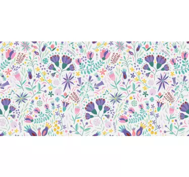 Adesivi animali per bambini collezione a motivo floreale - TenStickers