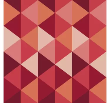 Adesivi 3D geometria a triangoli - TenStickers