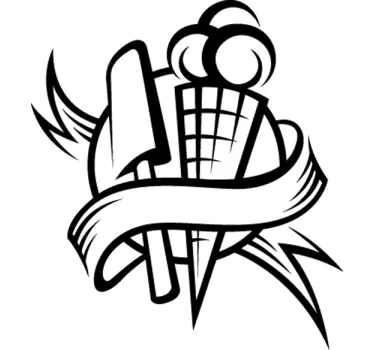 Adesivo decorativo emblema alimenti 7 - TenStickers