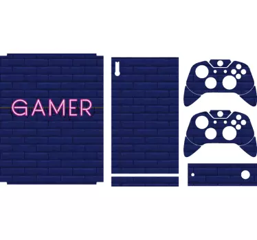 Adesivo xbox vibrazioni da giocatore brick - TenStickers