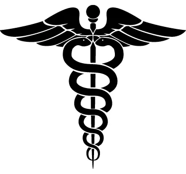 Wall sticker simbolo medicina - TenStickers