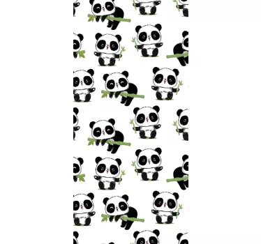 Adesivo huawei motivo panda carino - TenStickers