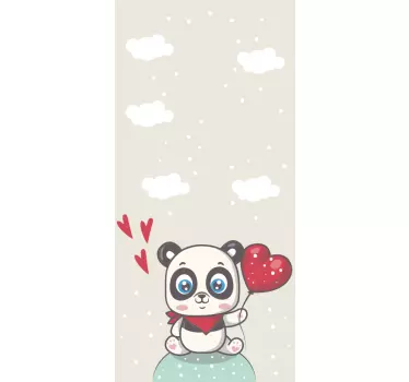 Adesivo huawei amore orsetto panda - TenStickers