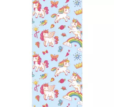 Adesivo huawei tema unicorni fantasiosi - TenStickers