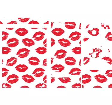 Adesivo xbox stampa labbra rosse - TenStickers