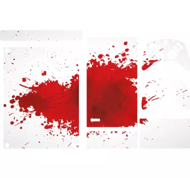 Adesivo xbox copertura splash cremisi - TenStickers