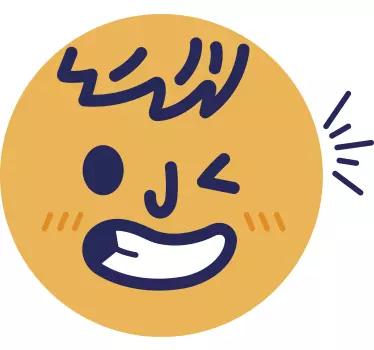 Adesivi animali per bambini faccia felice - TenStickers