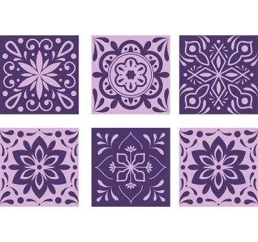 Adesivo decorativo piastrelle decorative eleganti - TenStickers