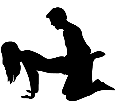 Sticker decorativo posizione Kamasutra - TenStickers