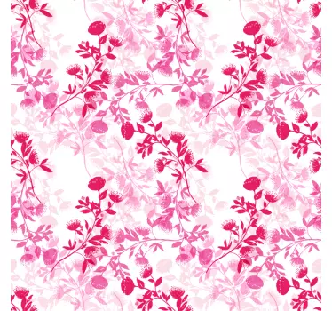 Adesivo per frigo composizione motivo botanico - TenStickers