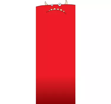 Sticker decorativo frigo mostruoso - TenStickers