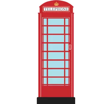 Sticker decorativo frigo cabina Londra - TenStickers