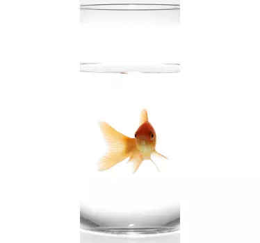 Sticker decorativo pesce e acquario - TenStickers