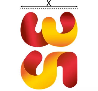 Adesivo contenitore disegno simbolico completo - TenStickers