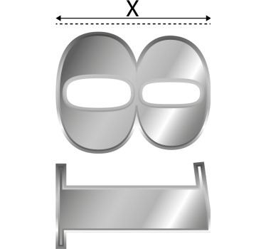 Adesivo contenitore etichetta numero civico - TenStickers