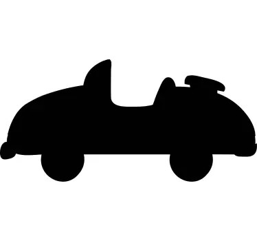 Adesivo lavagna forma auto classica - TenStickers