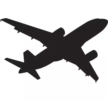 Adesivo lavagna sagoma aereo - TenStickers