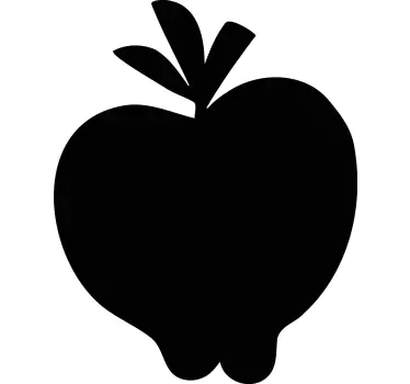 Adesivo lavagna mela con equazioni - TenStickers