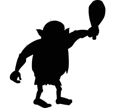 Adesivo lavagna sagoma personaggio fantasy - TenStickers