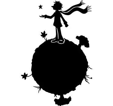 Adesivo lavagna bambino nel mondo - TenStickers