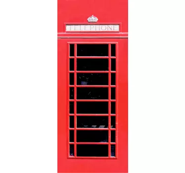 Adesivo per frigo cabina telefonica britannica - TenStickers