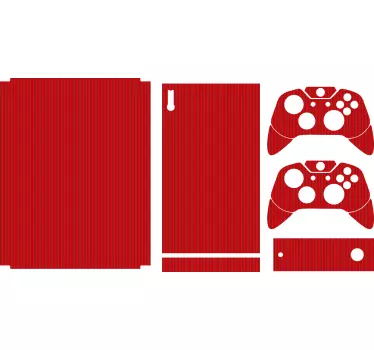 Adesivo xbox console da gioco rossa - TenStickers
