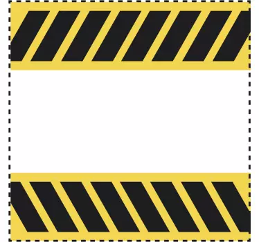 Sticker decorativo interruttore pericolo - TenStickers