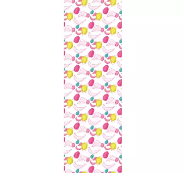 Adesivo per frigo elementi astratti colorati - TenStickers