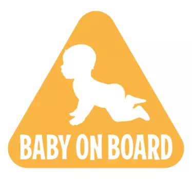 Adesivo cerchio segnale di sicurezza per bambini - TenStickers