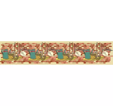 Greca adesiva espositori per attrezzi da giardino - TenStickers