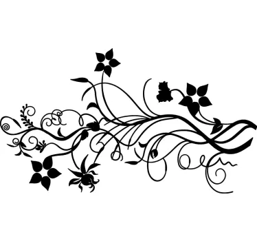 Sticker decorativo natura floreale - TenStickers