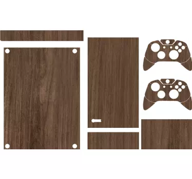 Adesivo Xbox set di accessori effetto legno - TenStickers